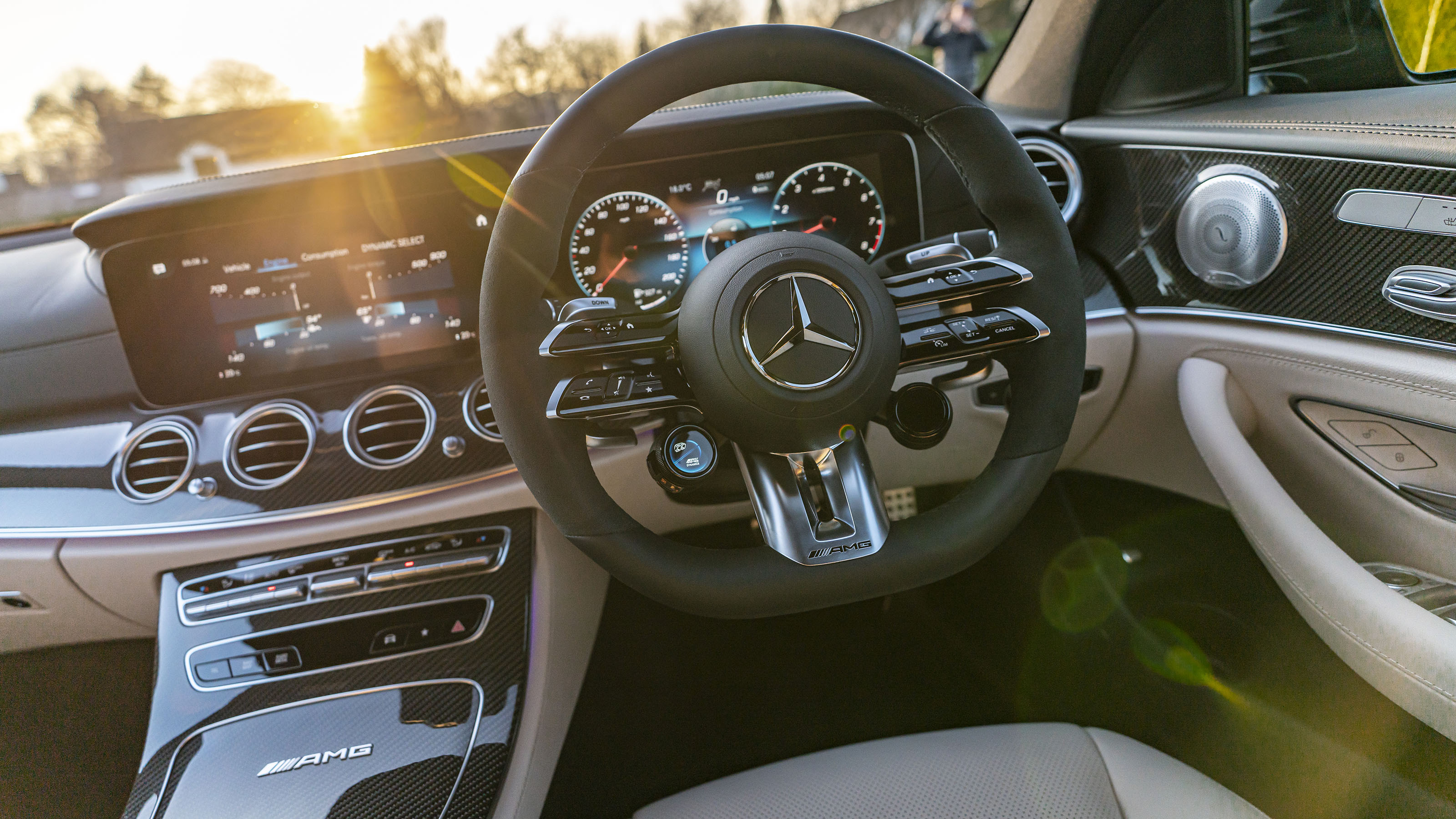 Mercedes-AMG E 63 estate interior - close up