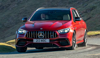 Mercedes-AMG E 63 estate cornering