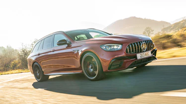 Mercedes-AMG E 63 estate driving