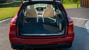 Mercedes-AMG E 63 estate boot - seats down