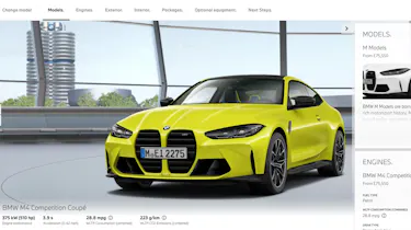 BMW M4 configurator