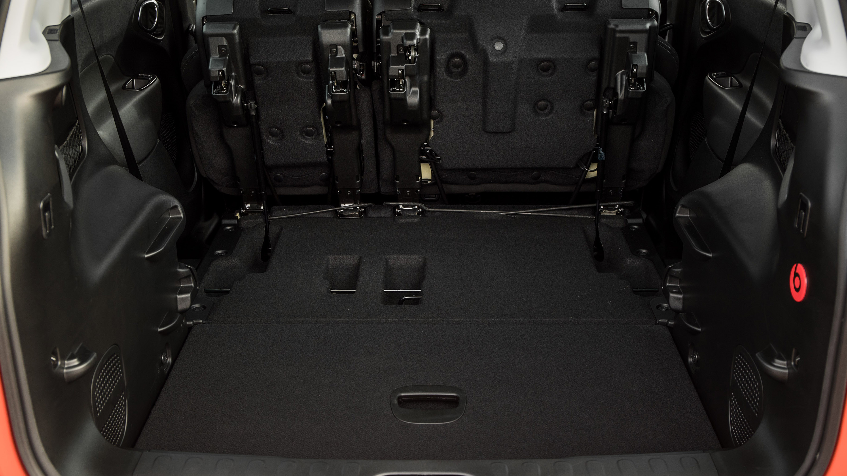 Fiat 500L boot - seats folded forward