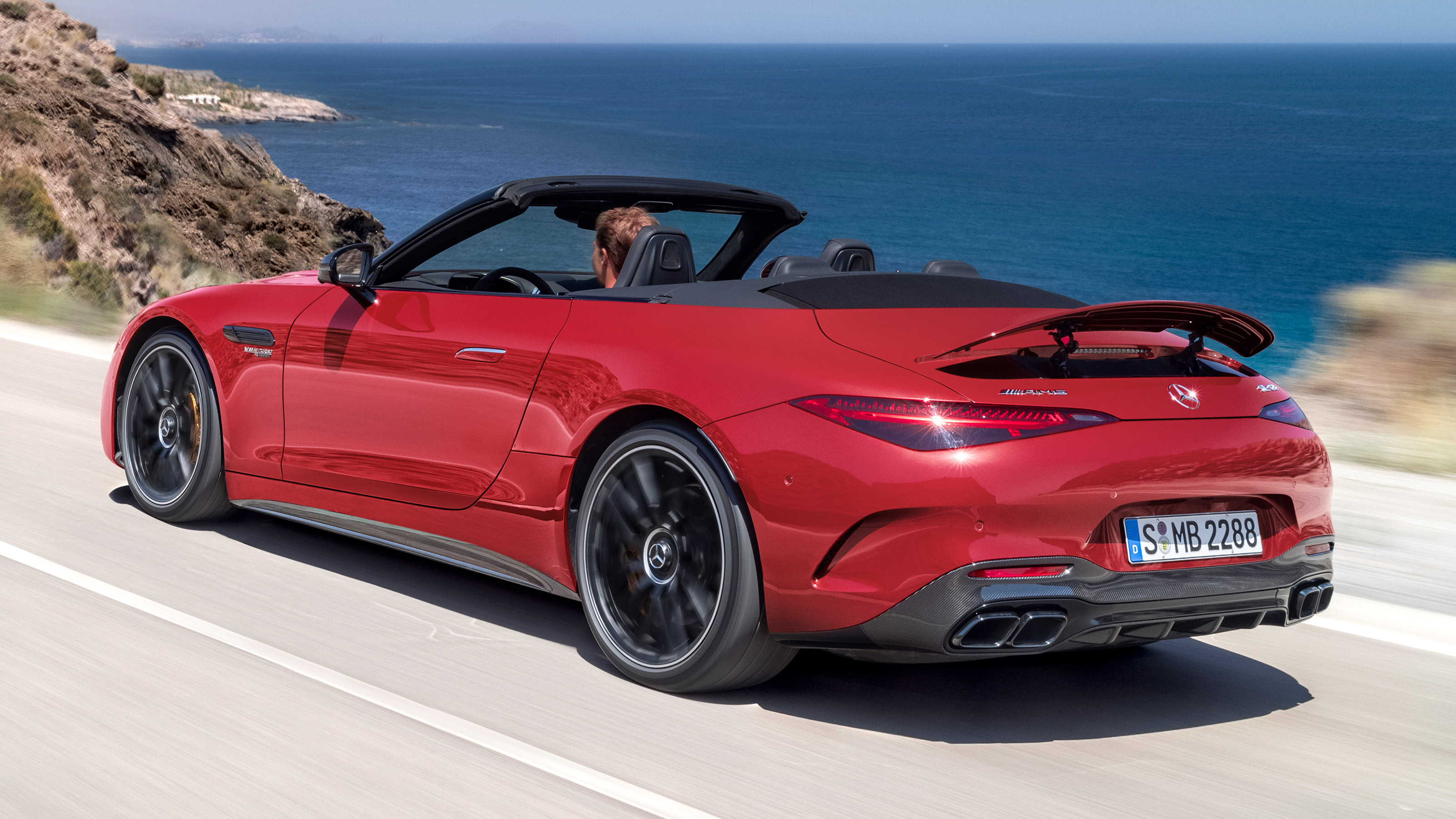 2022 Mercedes SL - rear 3/4 driving