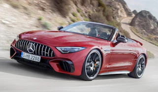 2022 Mercedes SL - front 3/4 driving