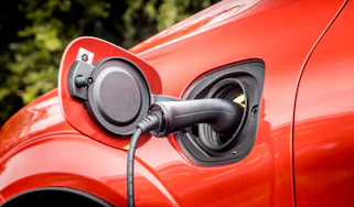 Volvo XC60 Recharge hybrid charging flap