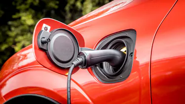 Volvo XC60 Recharge hybrid charging flap
