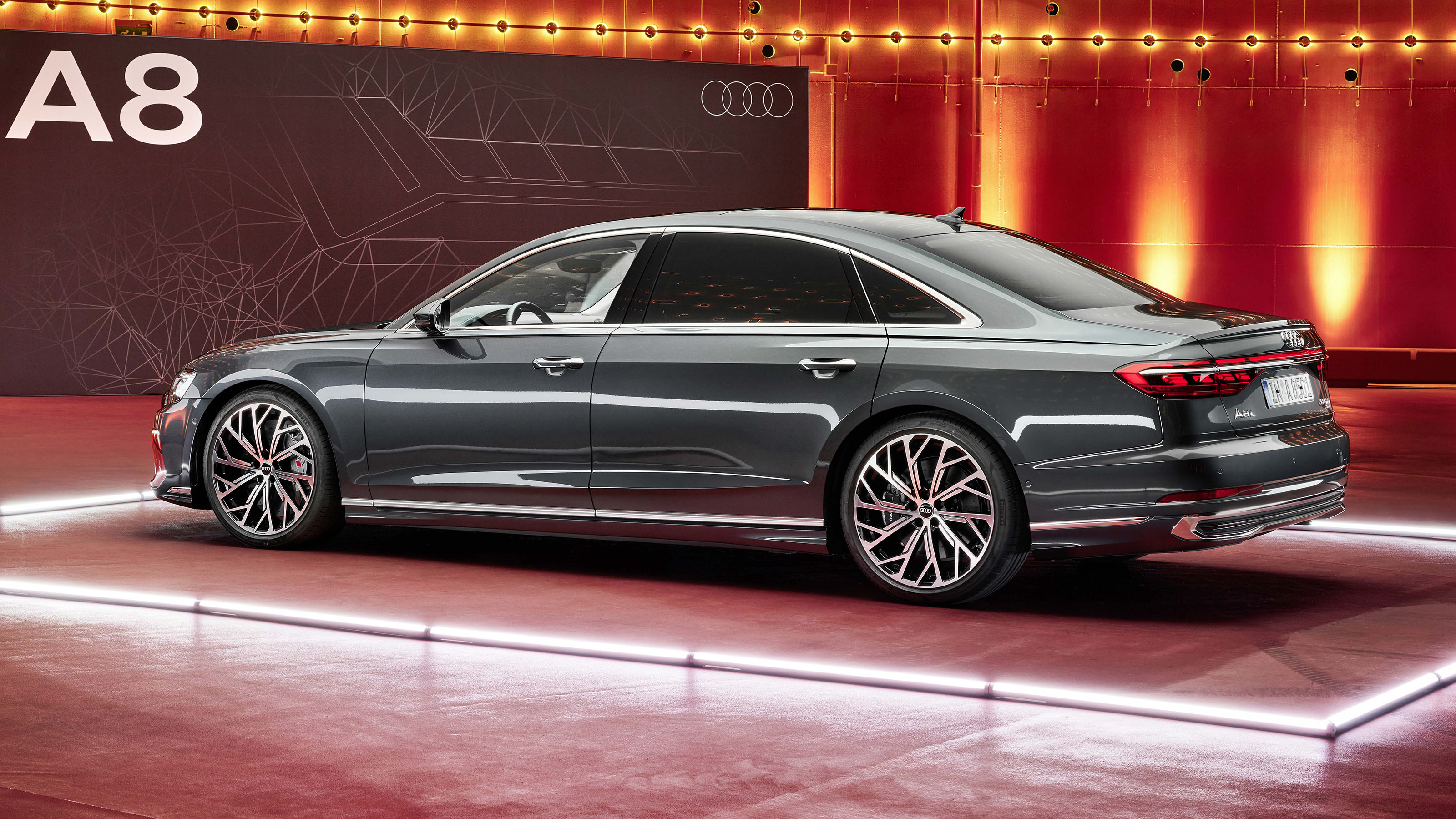 New Audi A8 side/rear