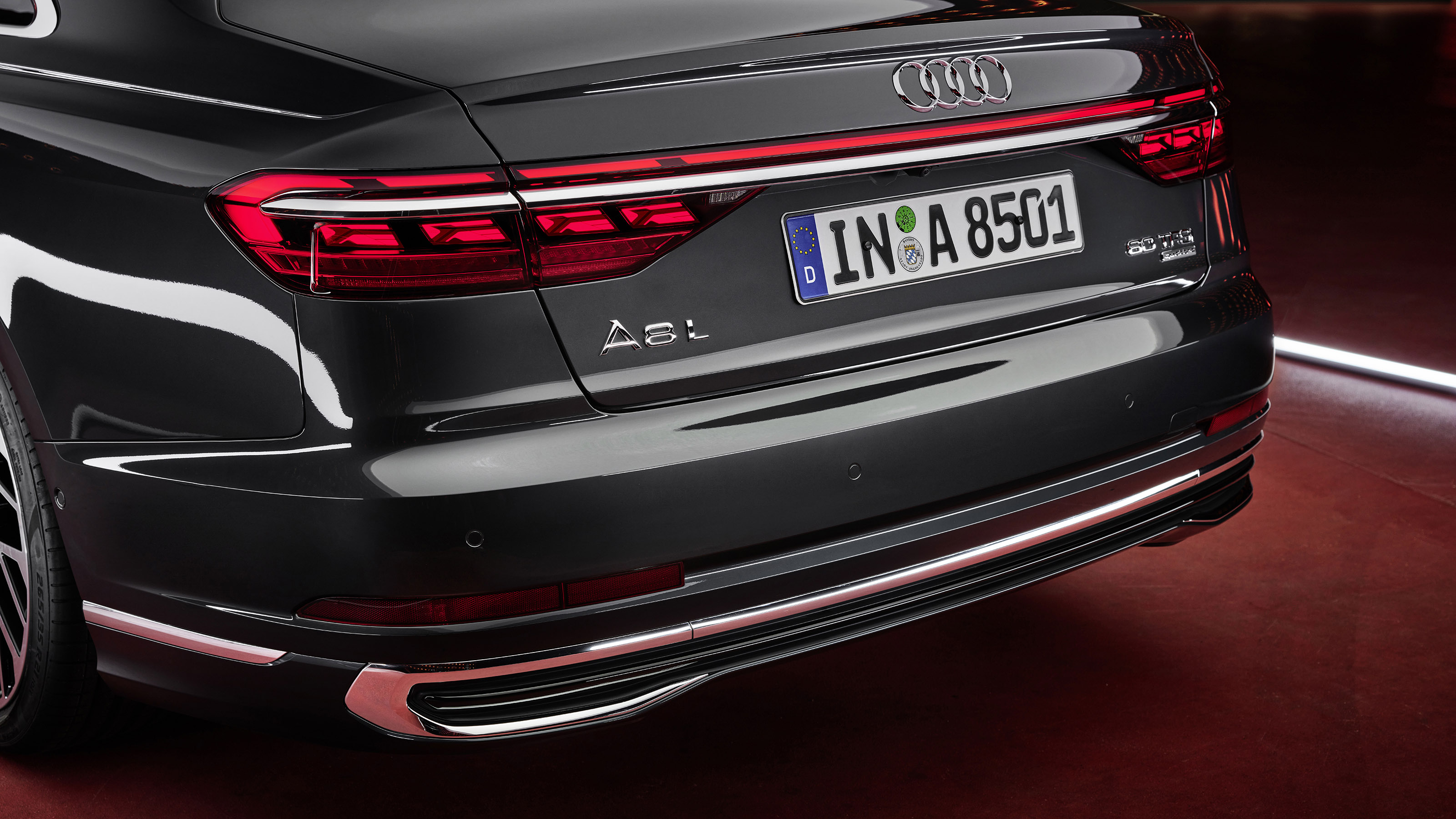 New Audi A8 rear end