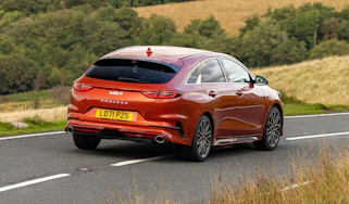 2021 Kia ProCeed driving - rear