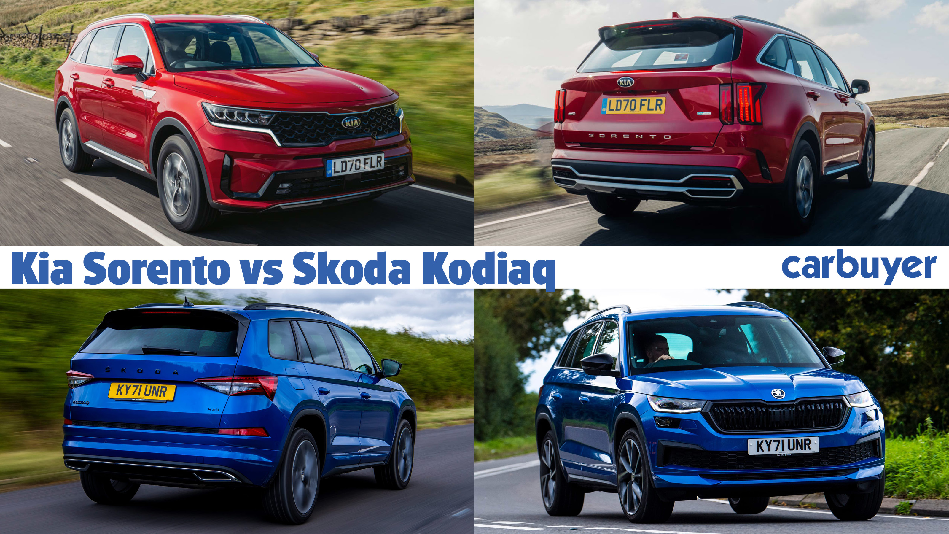 Kia Sorento vs Skoda Kodiaq header