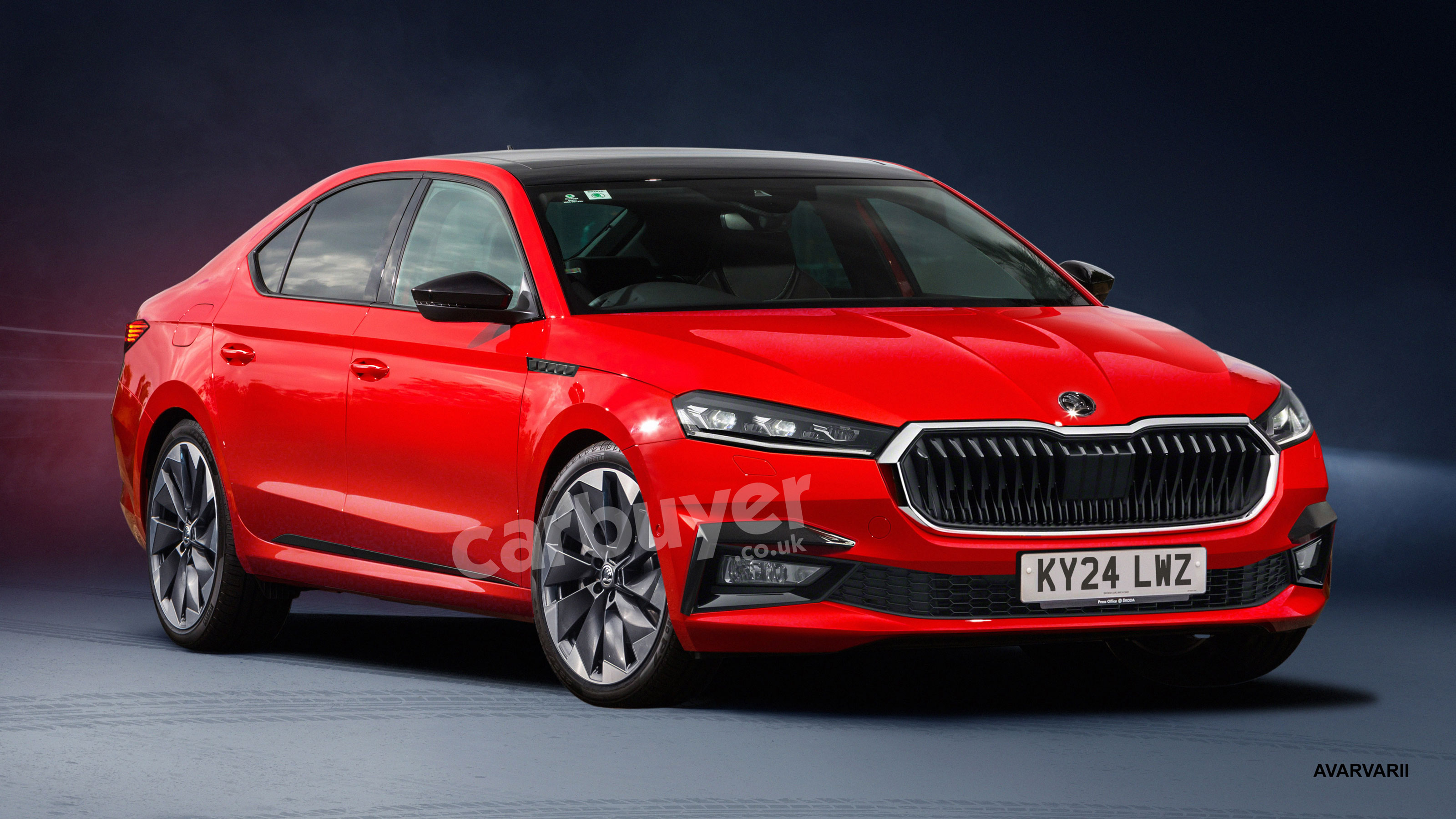 2024 Skoda Superb hatchback render