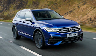 Volkswagen Tiguan R driving