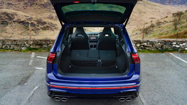 Volkswagen Tiguan R boot - seats down
