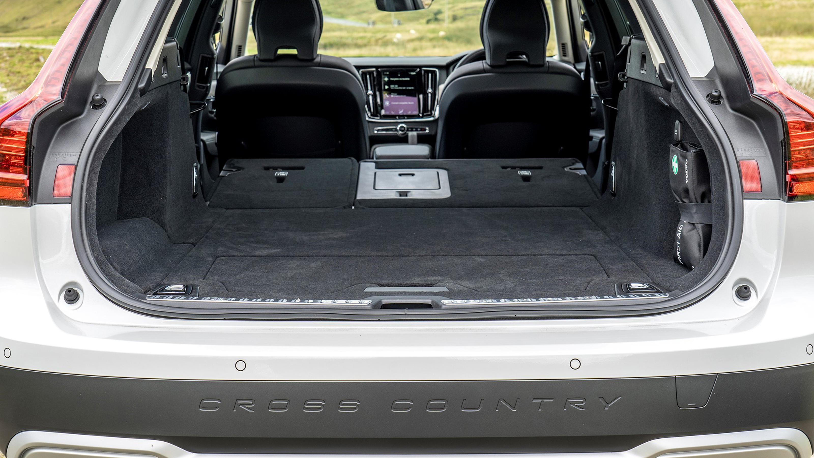 Volvo V90 Cross Country boot seats folded