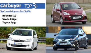Top 3 used city cars for £6,000