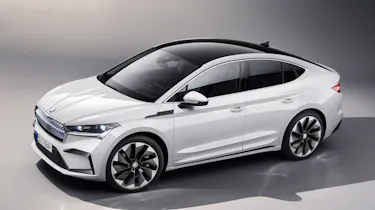2022 Skoda Enyaq Coupe iV - 3/4 view angled