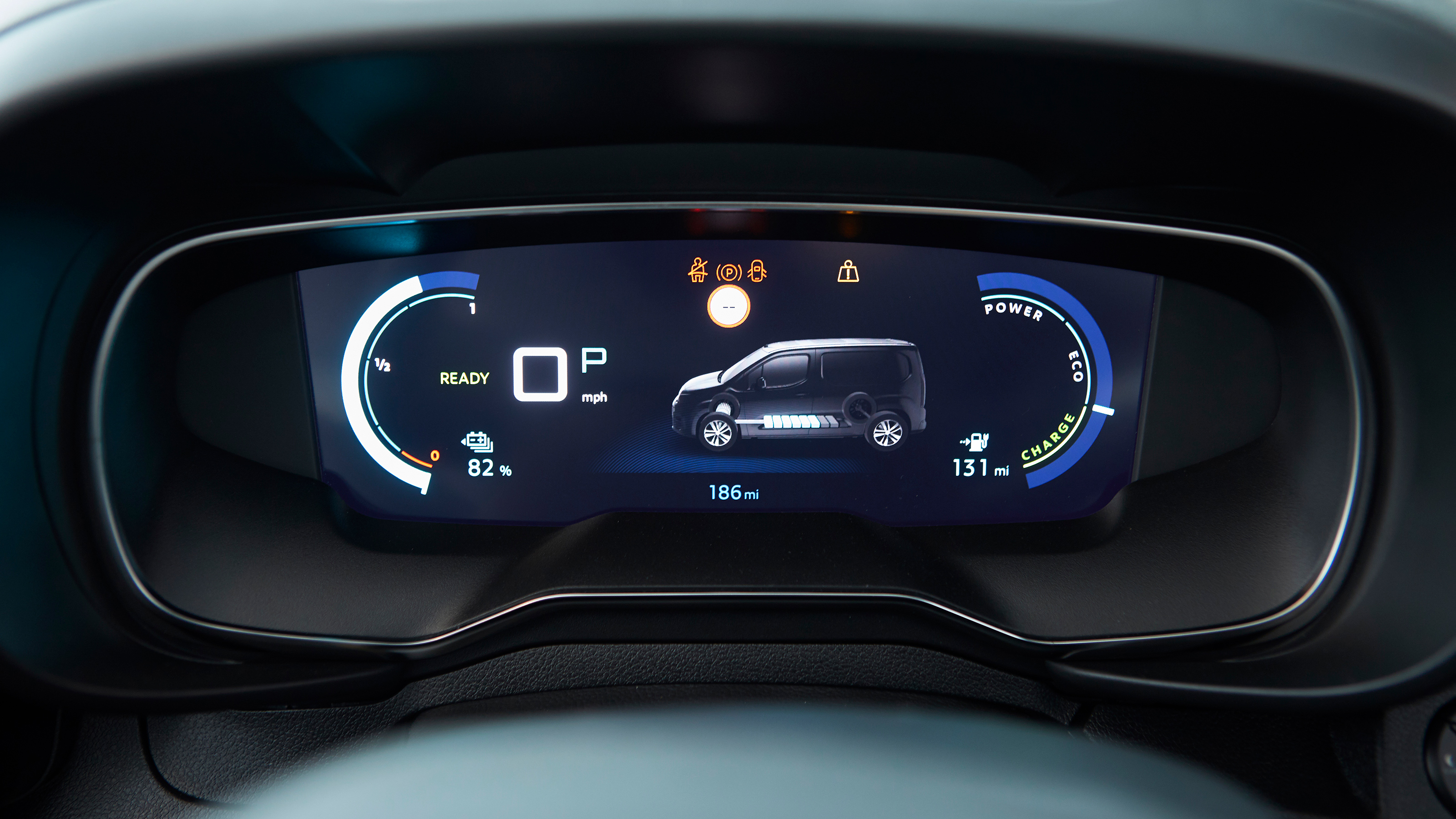 Citroen e-Berlingo MPV instrument display