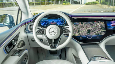 Mercedes EQS saloon interior