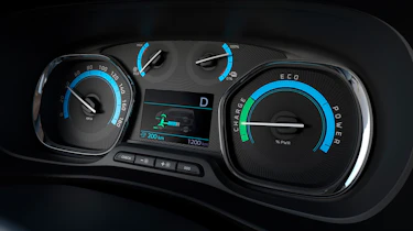 Peugeot e-Traveller MPV instrument dials