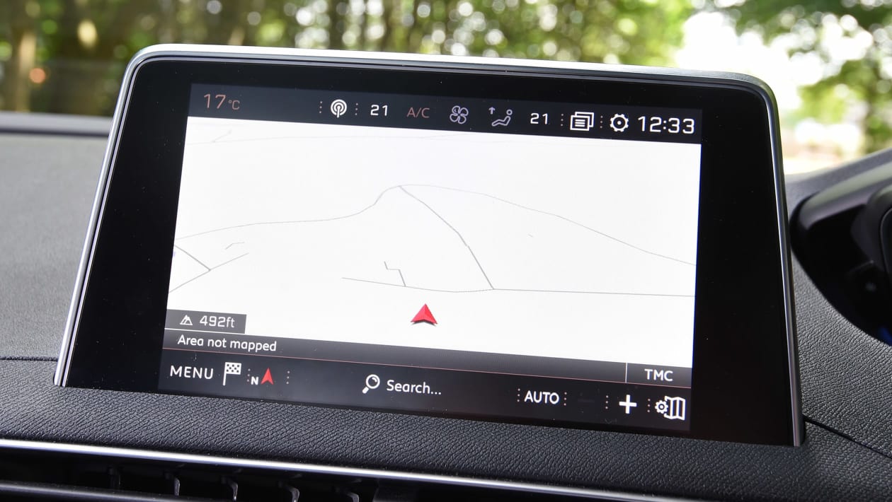 Used Peugeot 3008 review: 2017-Present (mk2) - sat nav
