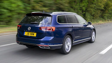 Volkswagen Passat Estate driving - rear