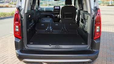 Citroen e-Berlingo MPV boot seats folded