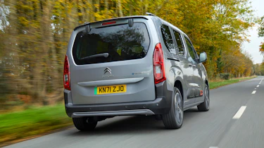 Citroen e-Berlingo MPV rear tracking