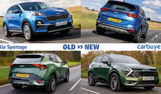 Kia Sportage old vs new header