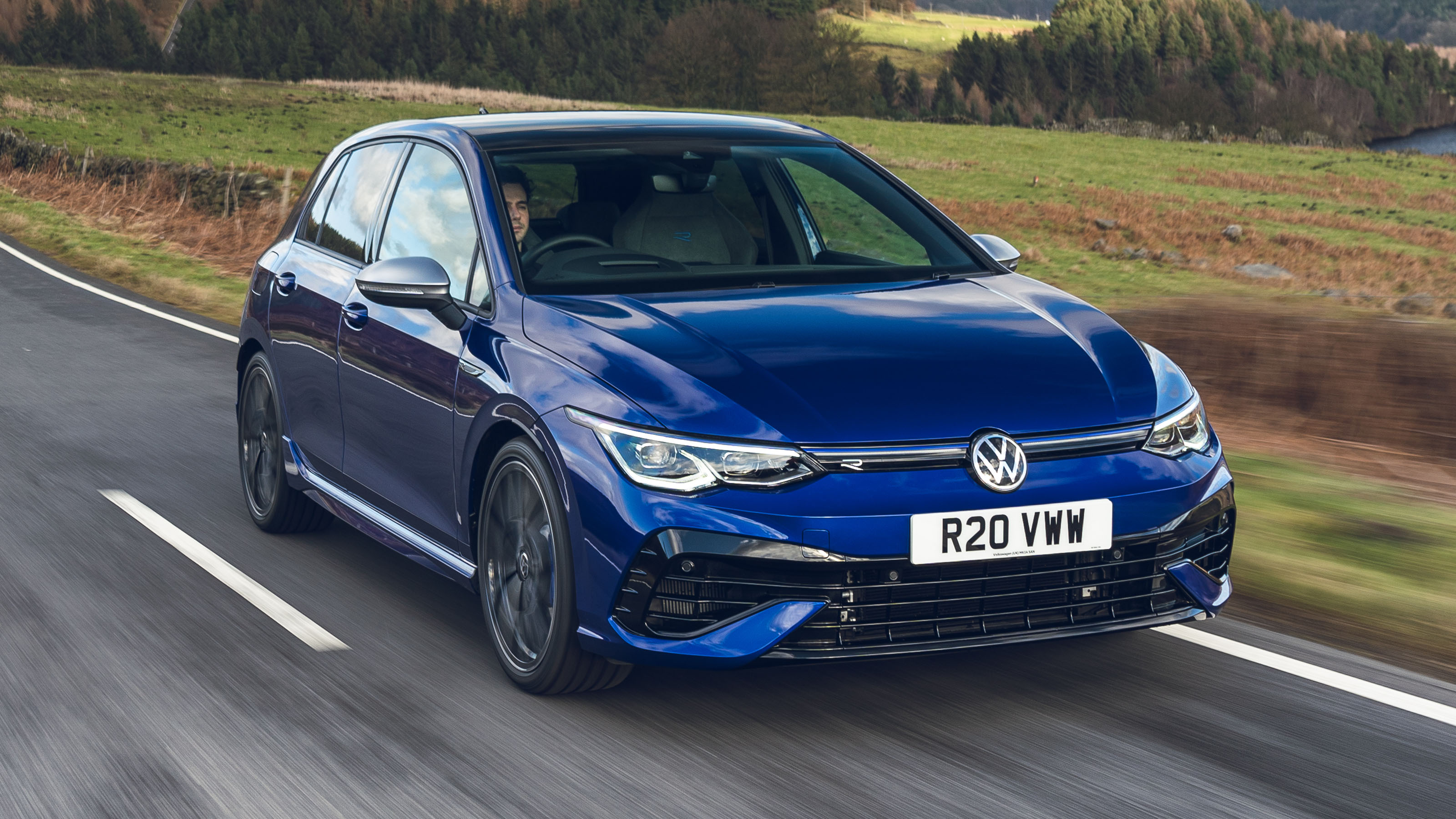 Volkswagen Golf R driving