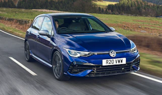 Volkswagen Golf R driving