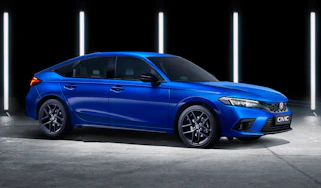 2022 Honda Civic in blue