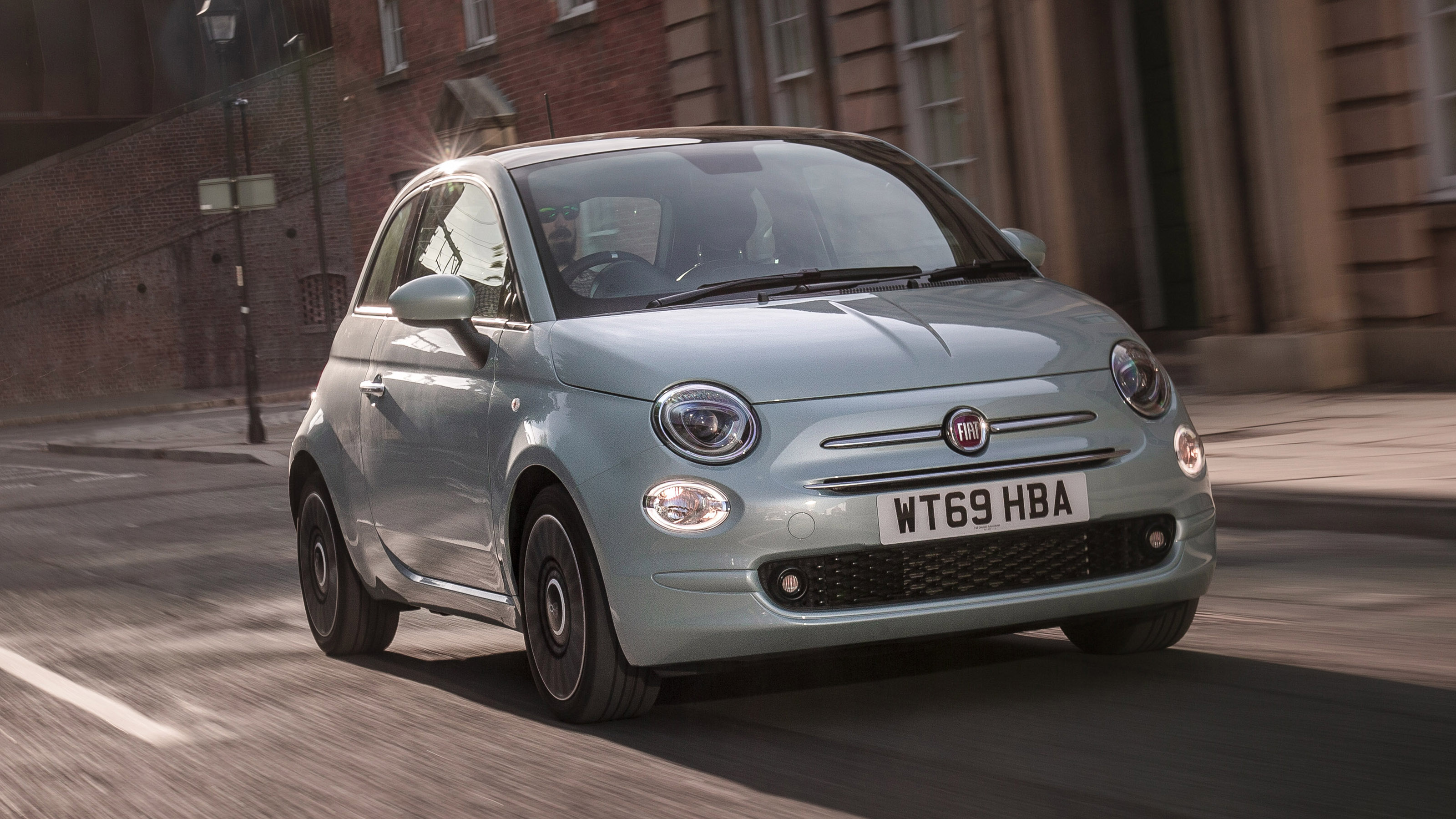 2019 Fiat 500 driving