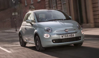 2019 Fiat 500 driving