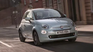 2019 Fiat 500 driving