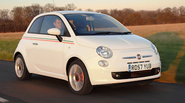 2008 Fiat 500 driving