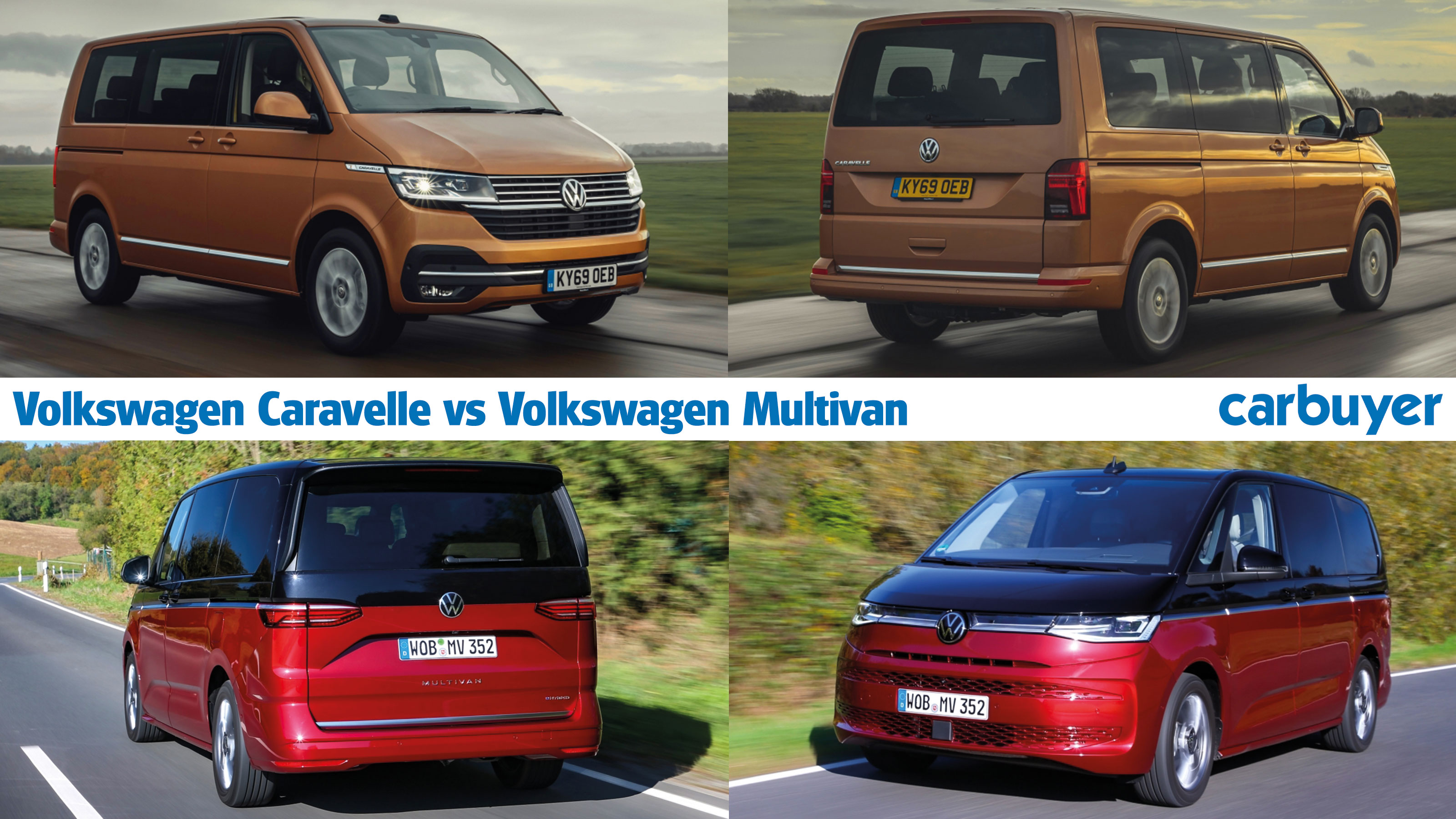 VW Caravelle vs VW Multivan header
