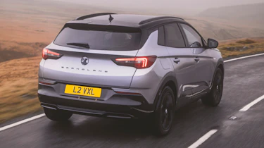 Vauxhall Grandland SUV - rear 3/4 dynamic