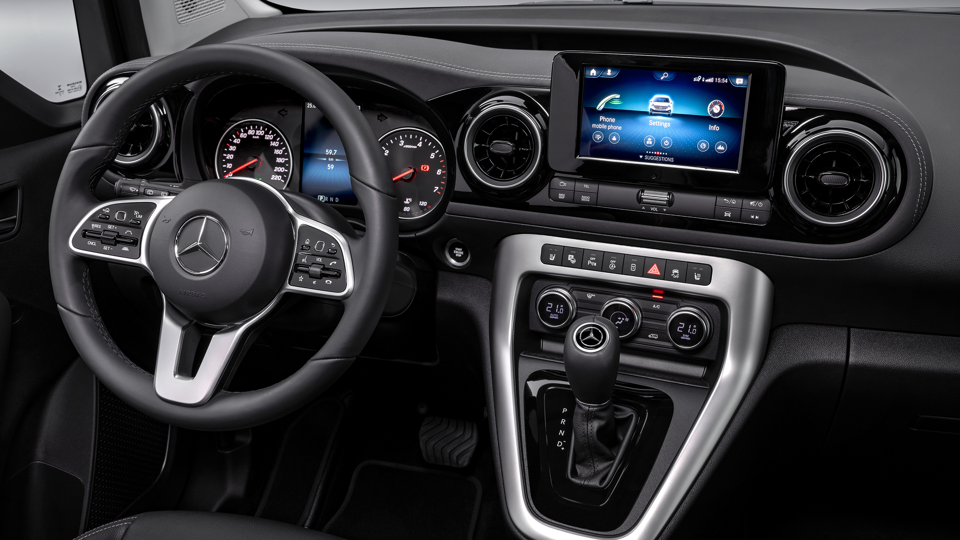 Mercedes T-Class 2022 - dash