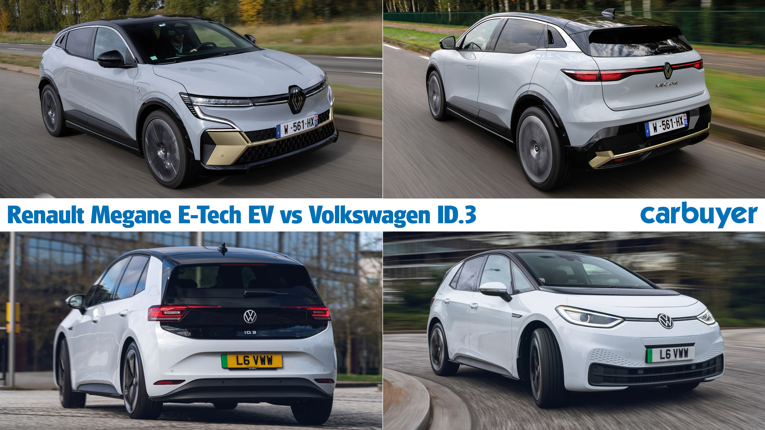 Renault Megane E-Tech Electric vs Volkswagen ID.3 header