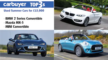 Top 3 summer cars for £15,000 header