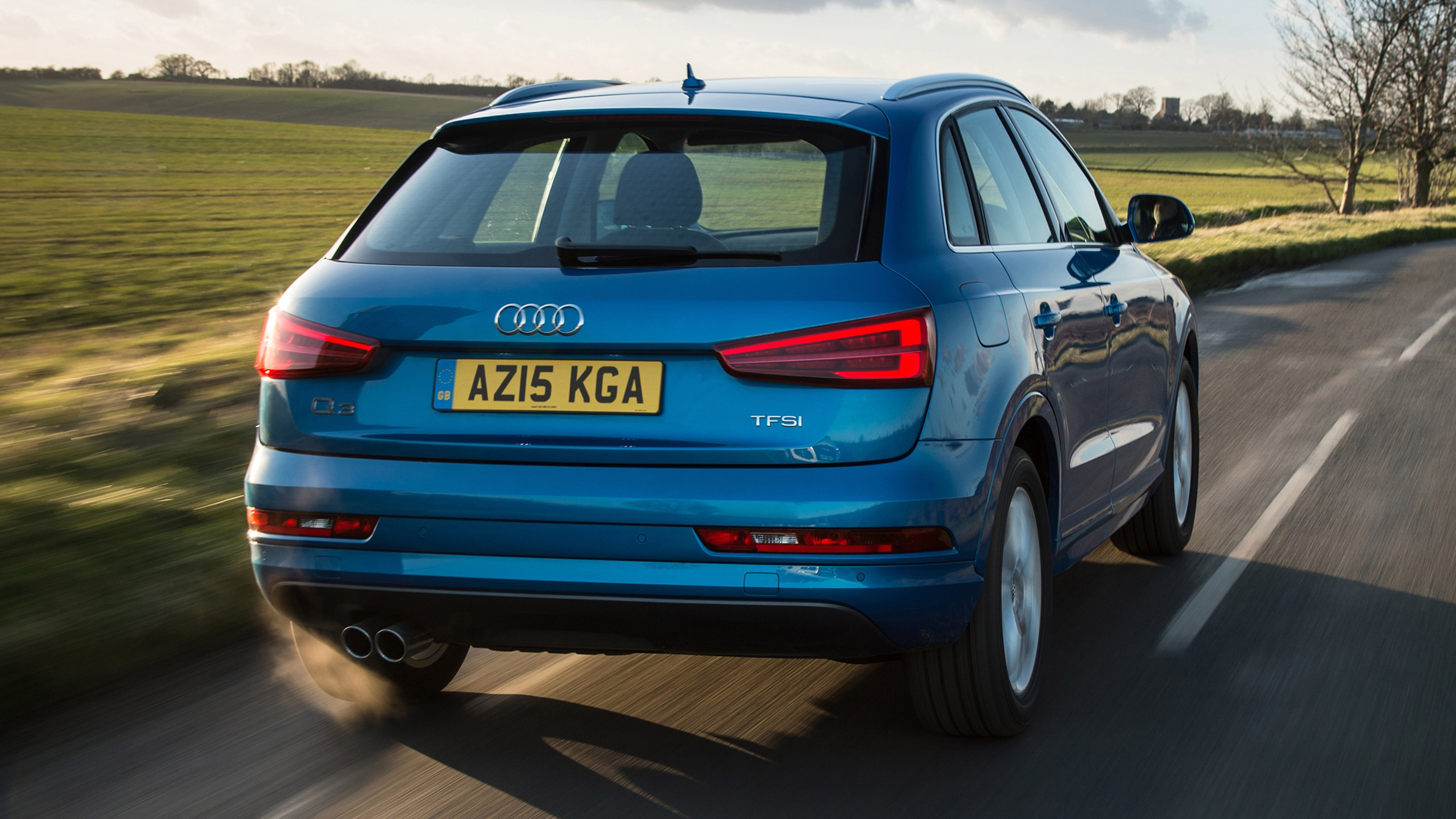 2015 Audi Q3 driving - rear