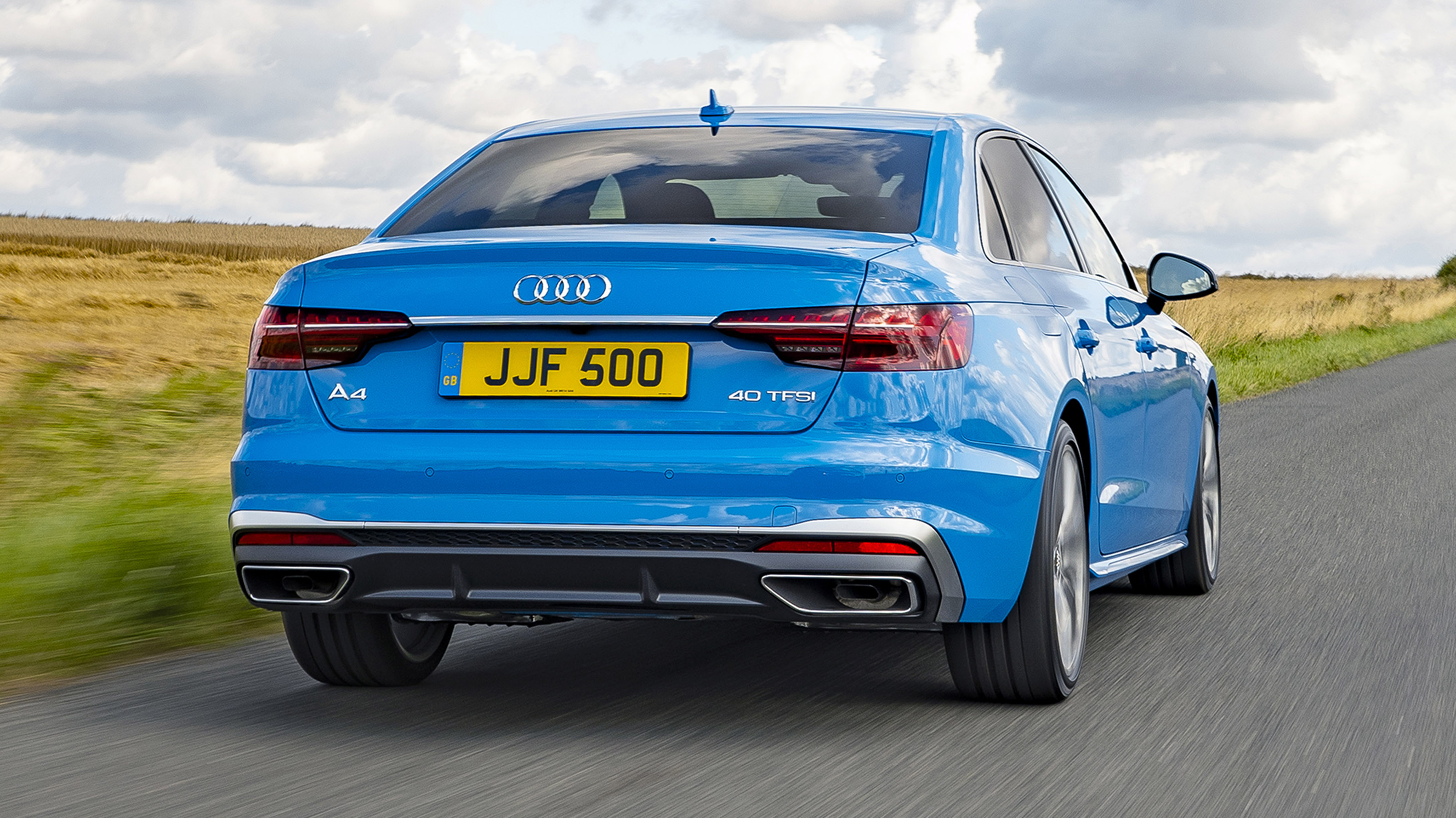 Audi A4 saloon rear 