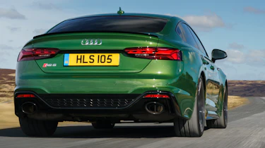 Audi RS5 Sportback driving - rear