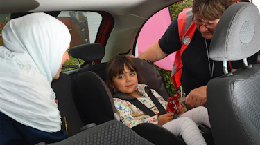 Child in car seat