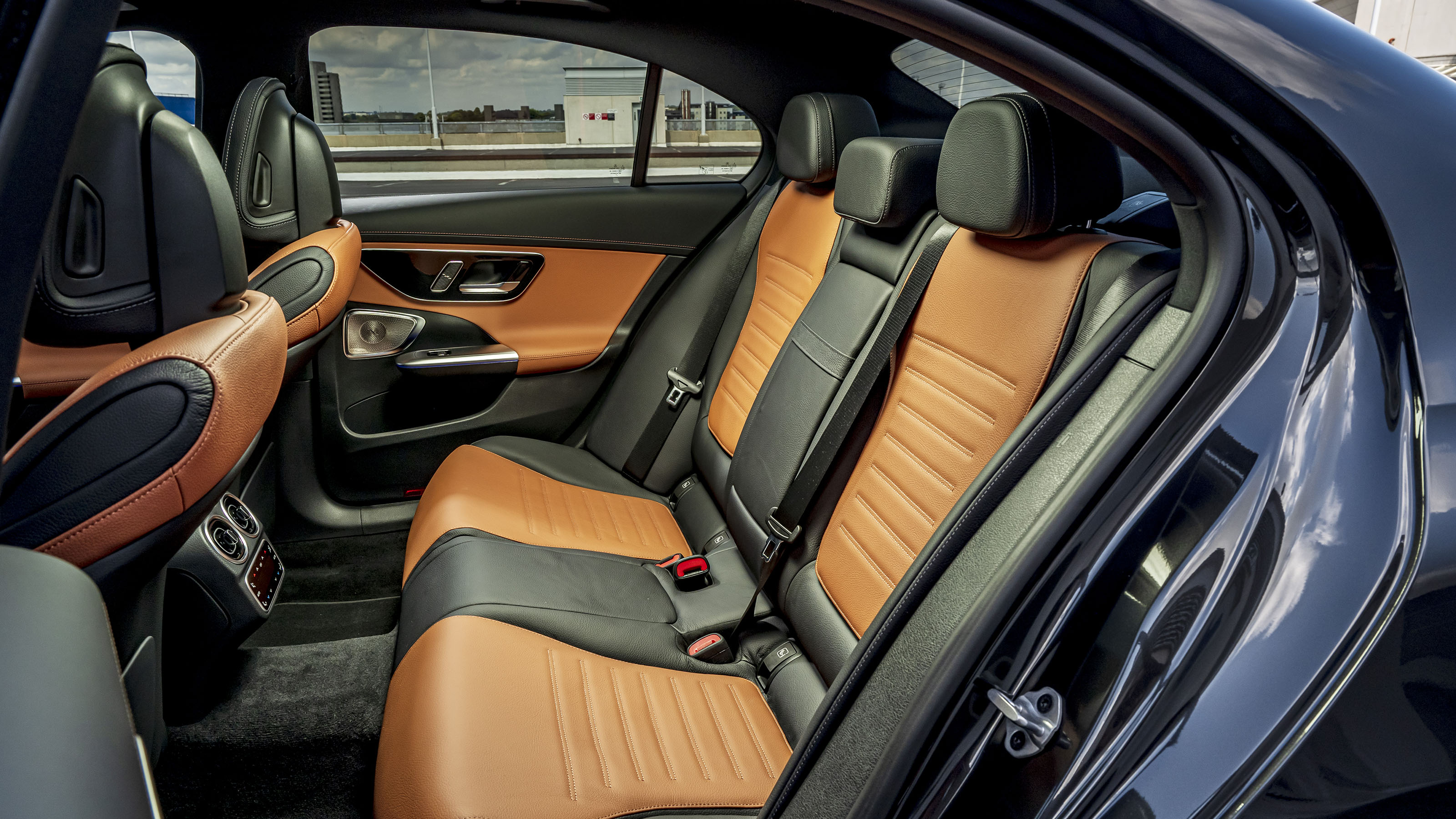 Mercedes C-Class rear seats