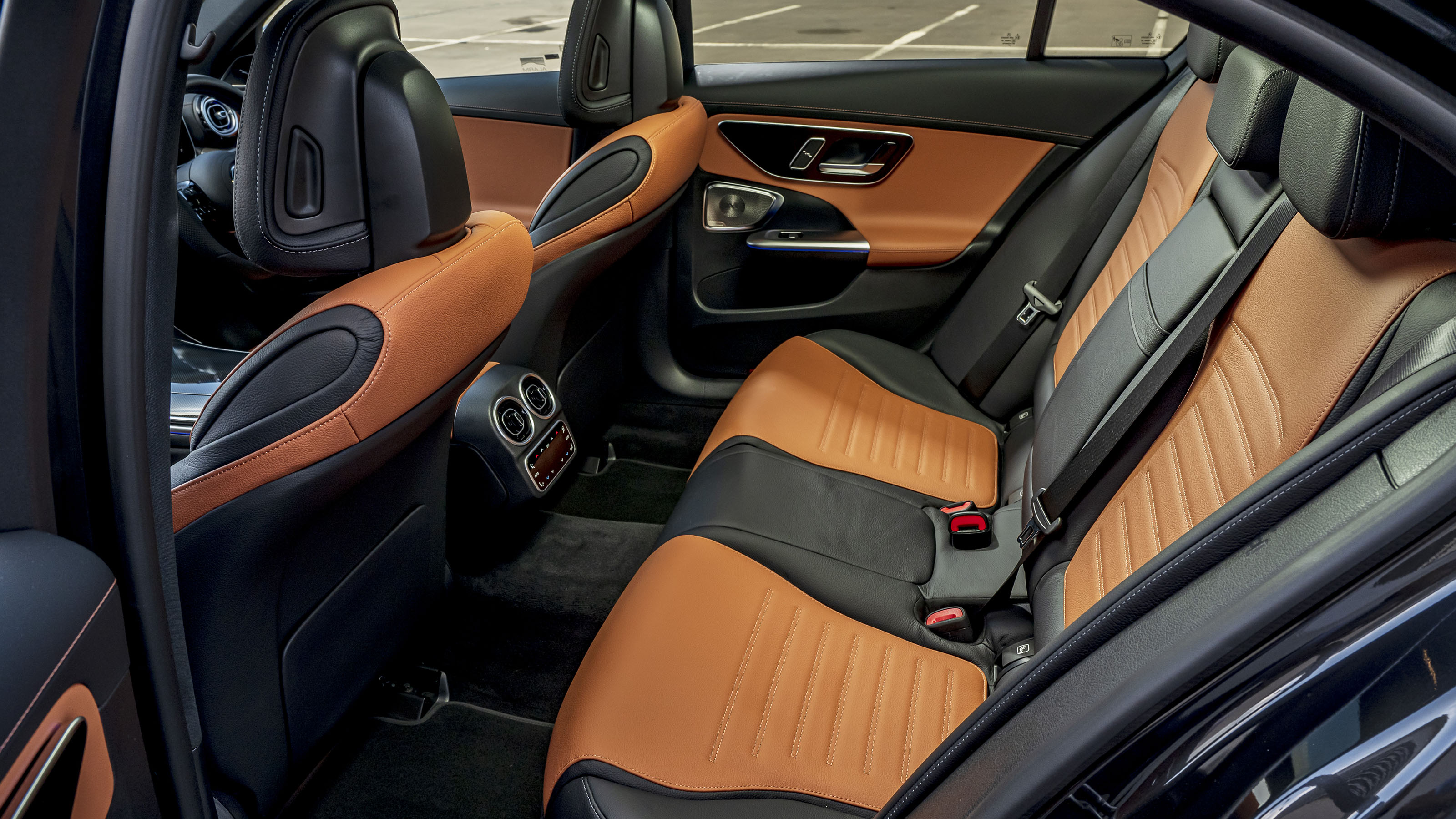 Mercedes C-Class saloon rear seats
