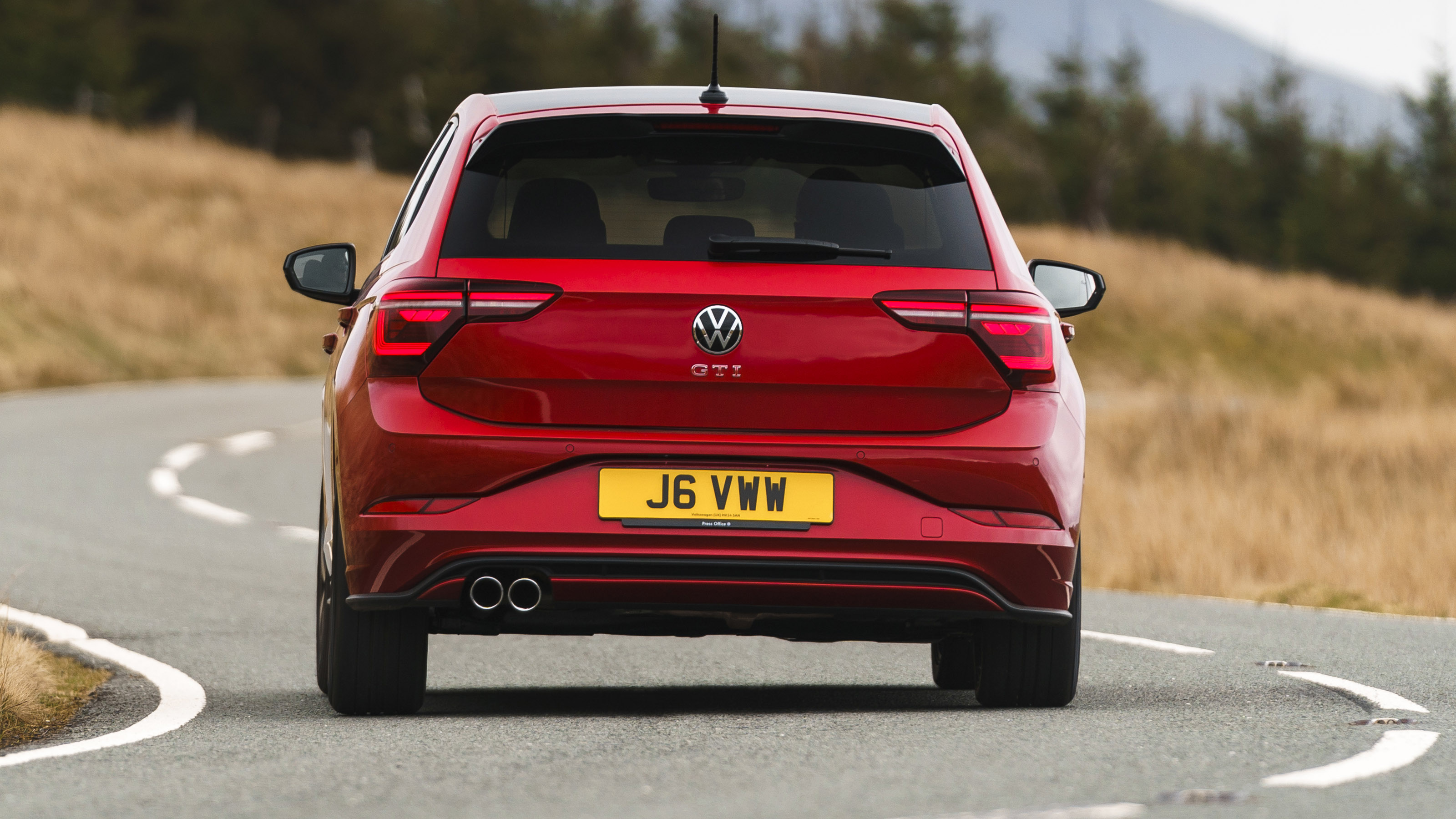 Volkswagen Polo GTI facelift cornering - rear