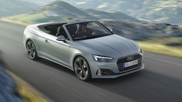 Audi A5 Cabriolet front 3/4 tracking