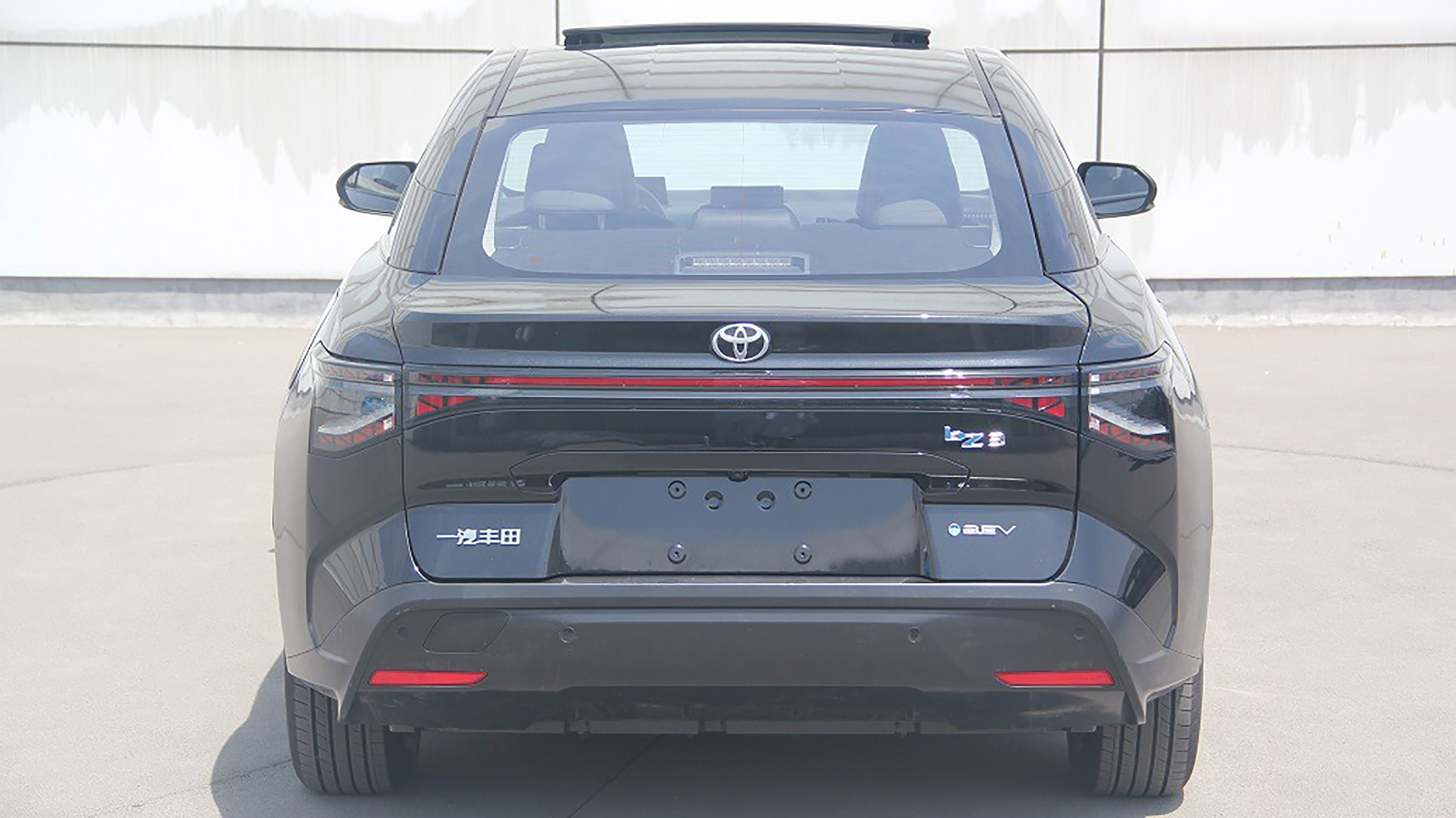 2023 Toyota bZ3 saloon - rear