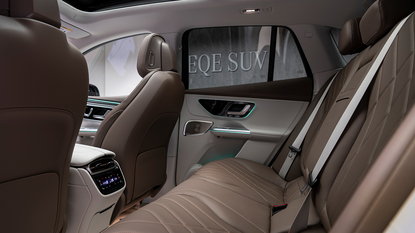 Mercedes EQE SUV - rear seats